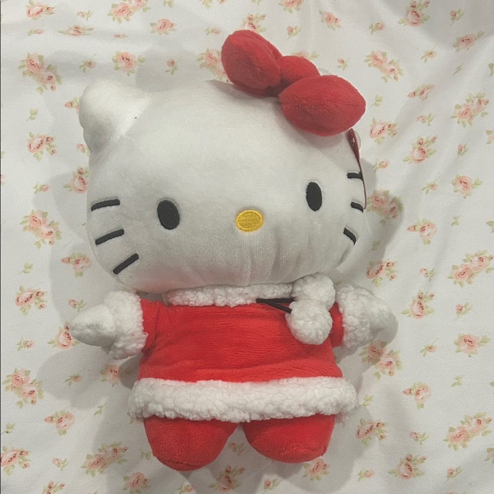 Hello Kitty Plush Toy in Red Outfit
